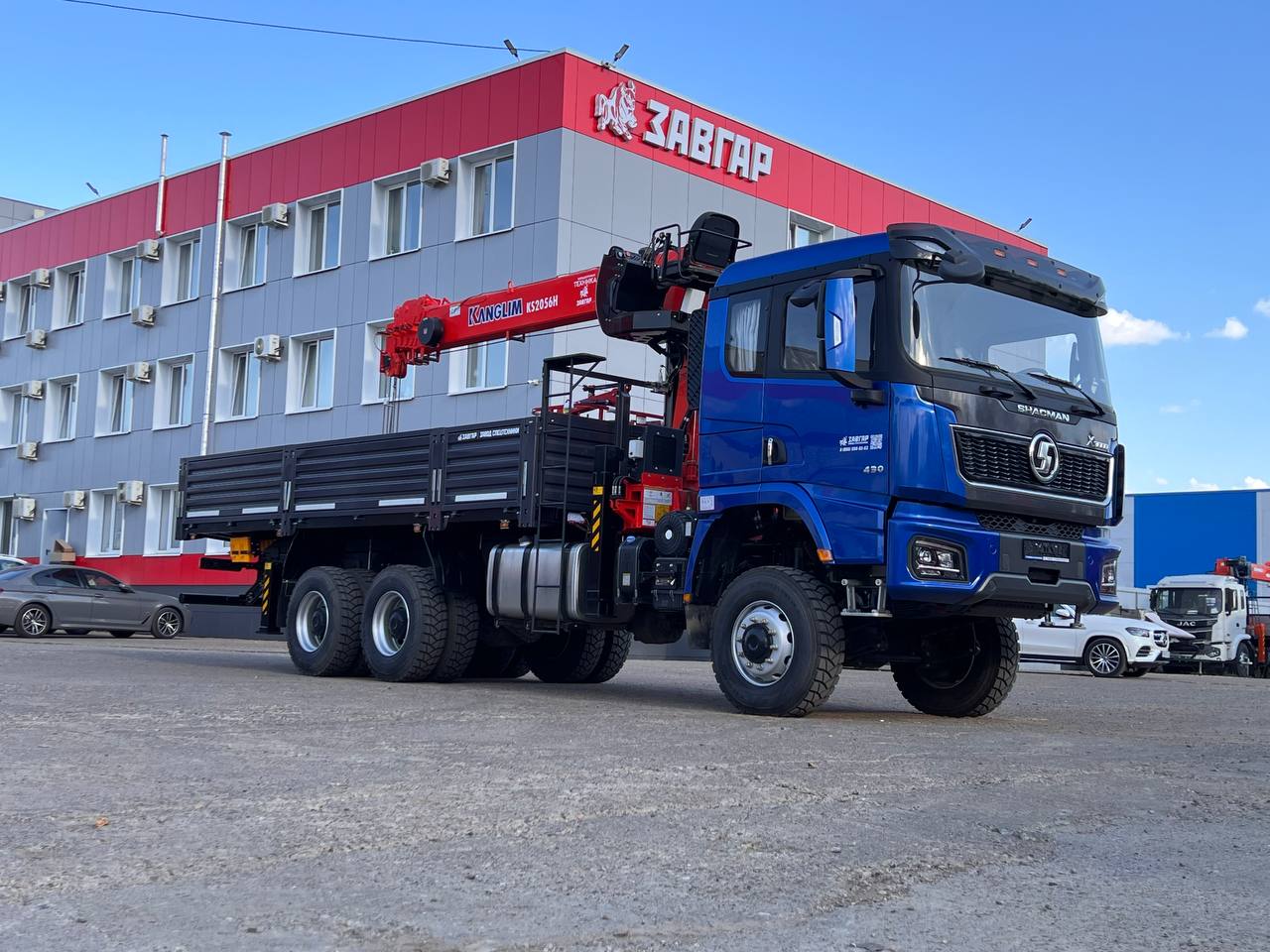 Бортовой грузовик Shacman X3000 с КМУ Kanglim KS2056, 2025